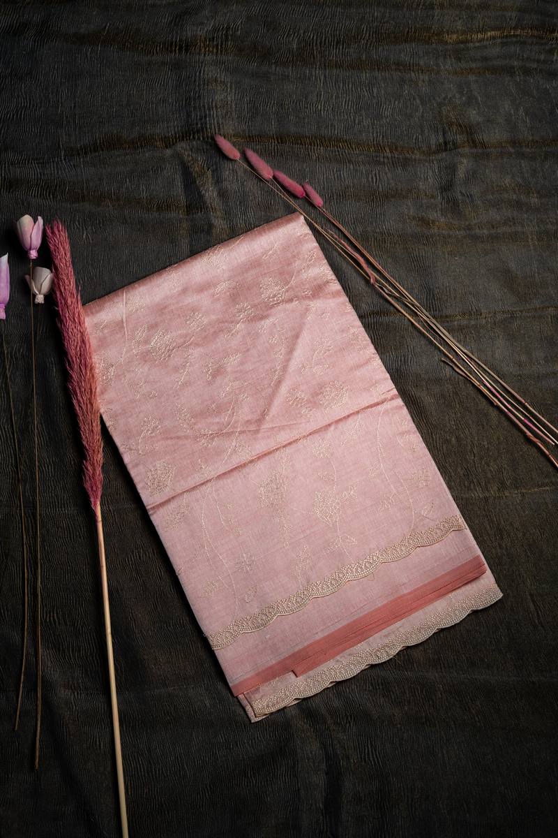 Blush Weave Silk