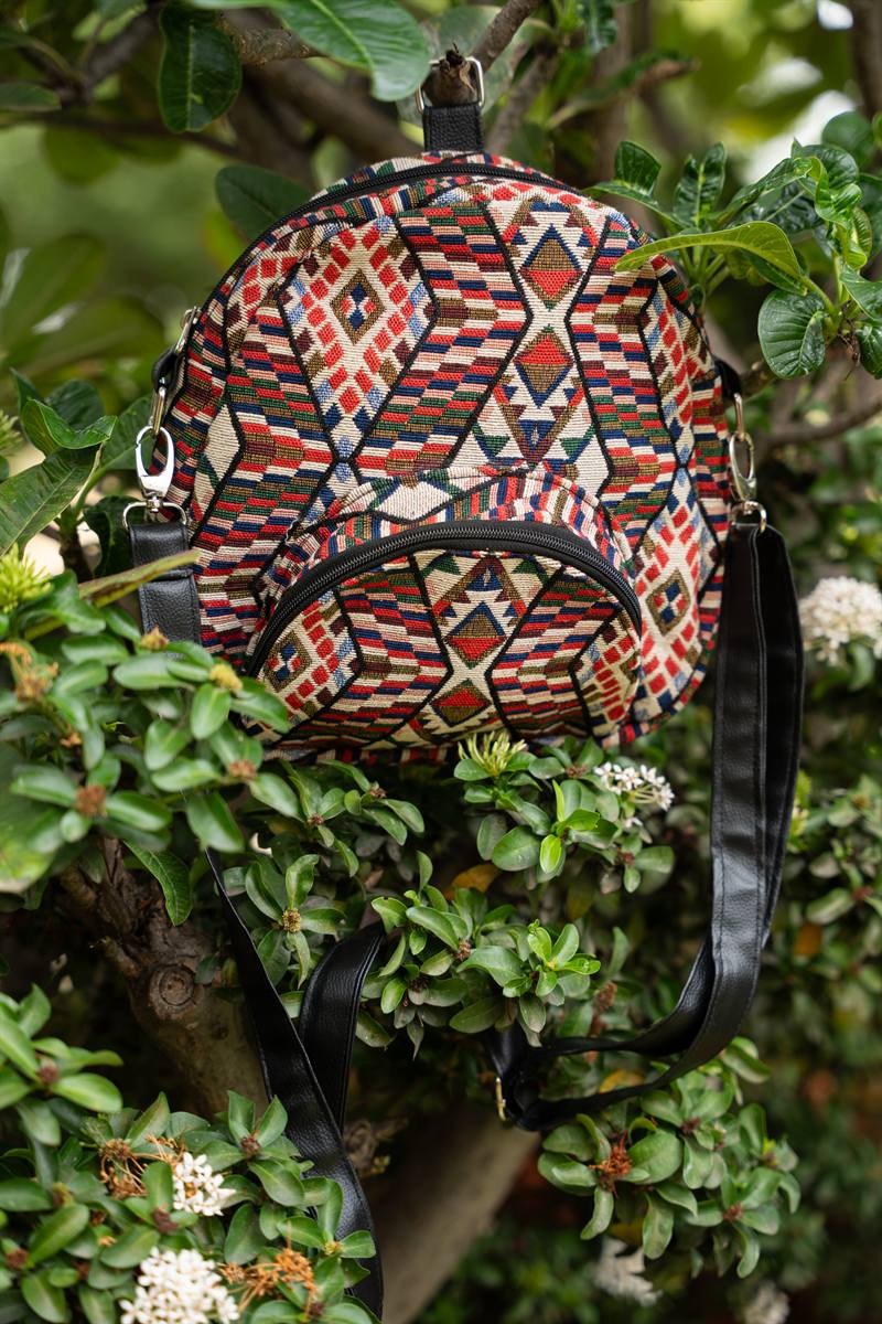 Rust Diamond Backpack