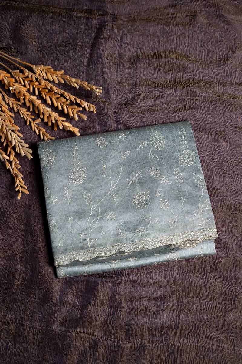 Slate Blue Silk