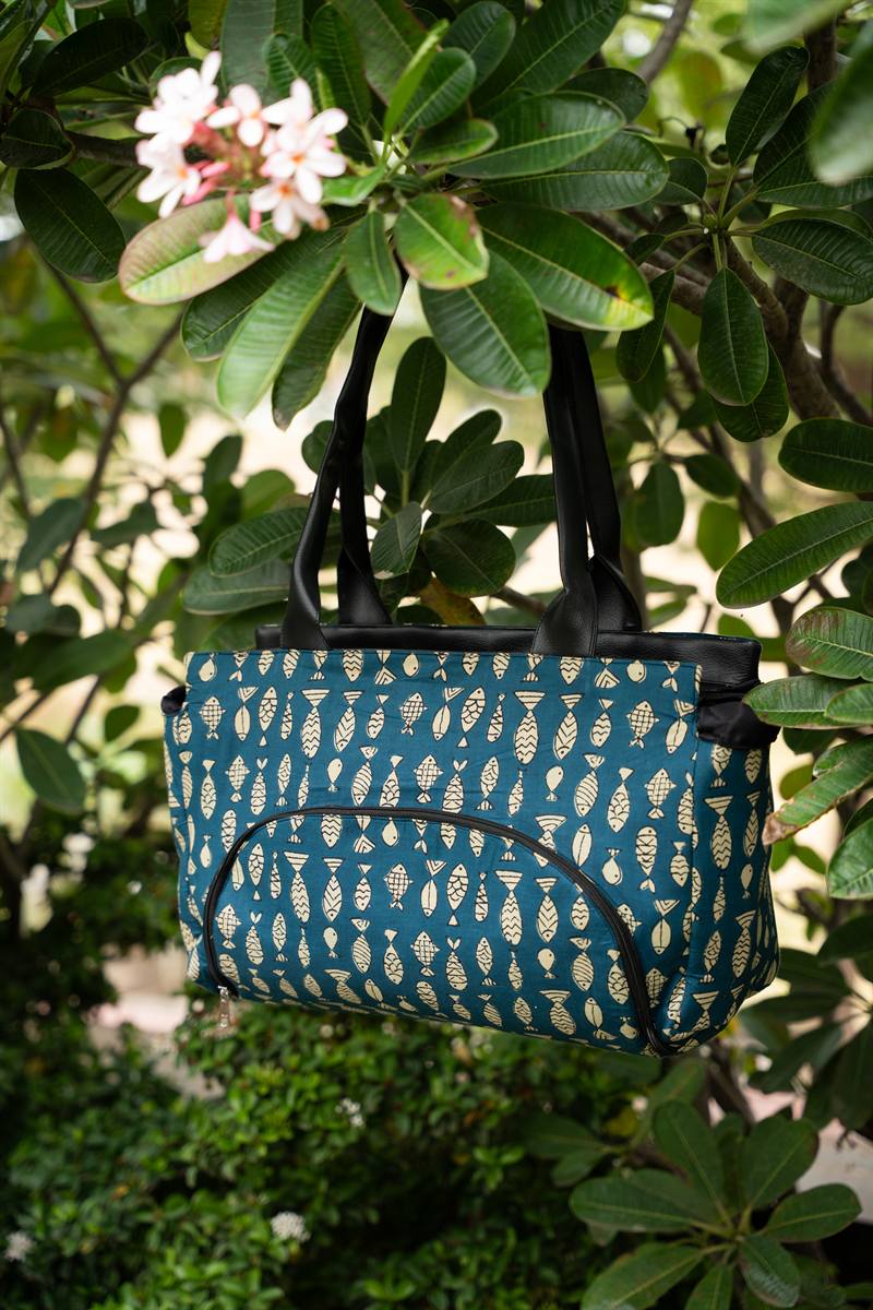 Teal Leaf Sling