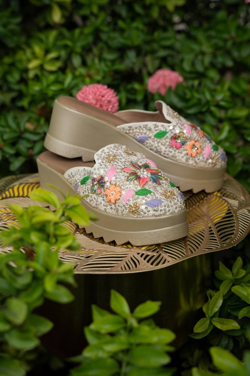 Pastel Platform Wedges