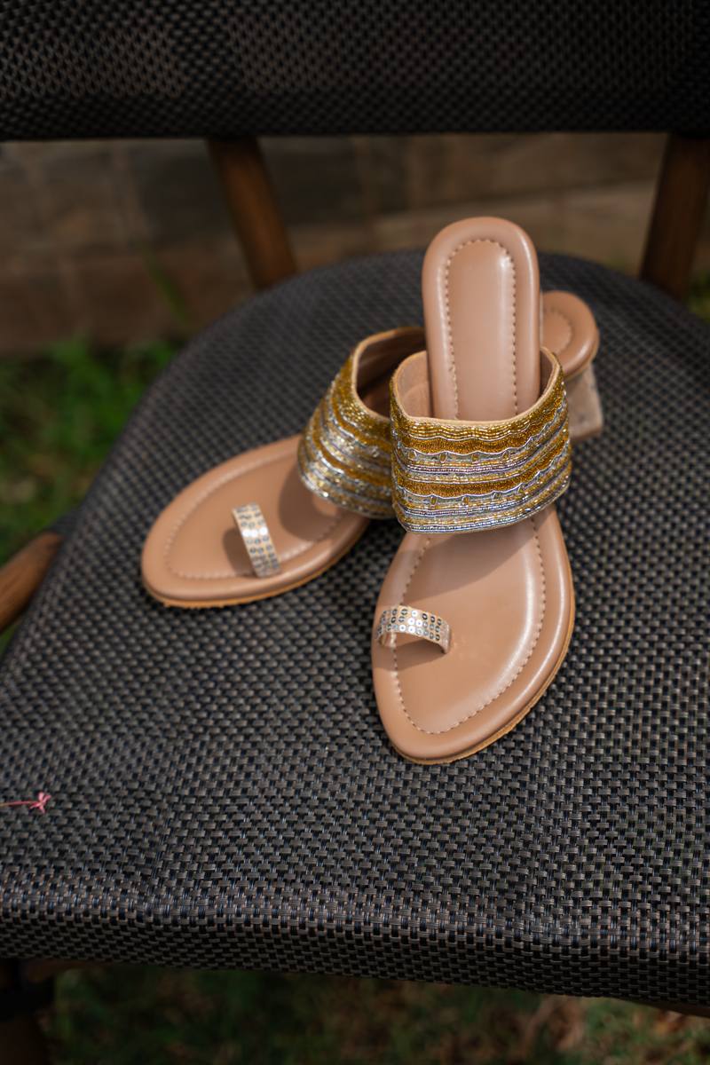 Gold Thread Kolhapuris