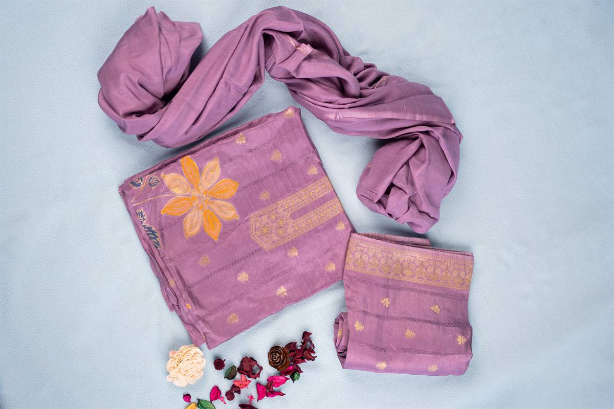 Lilac Floral Panel