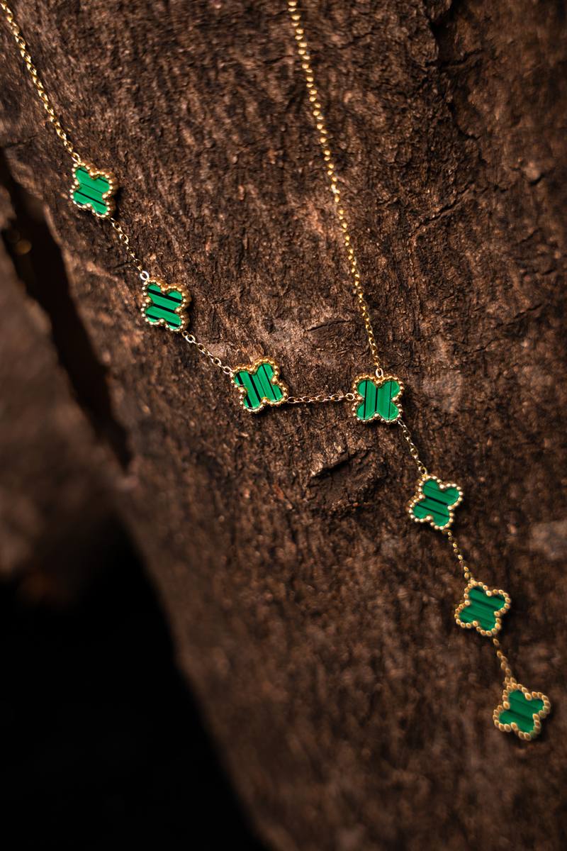 Green Clover Necklace
