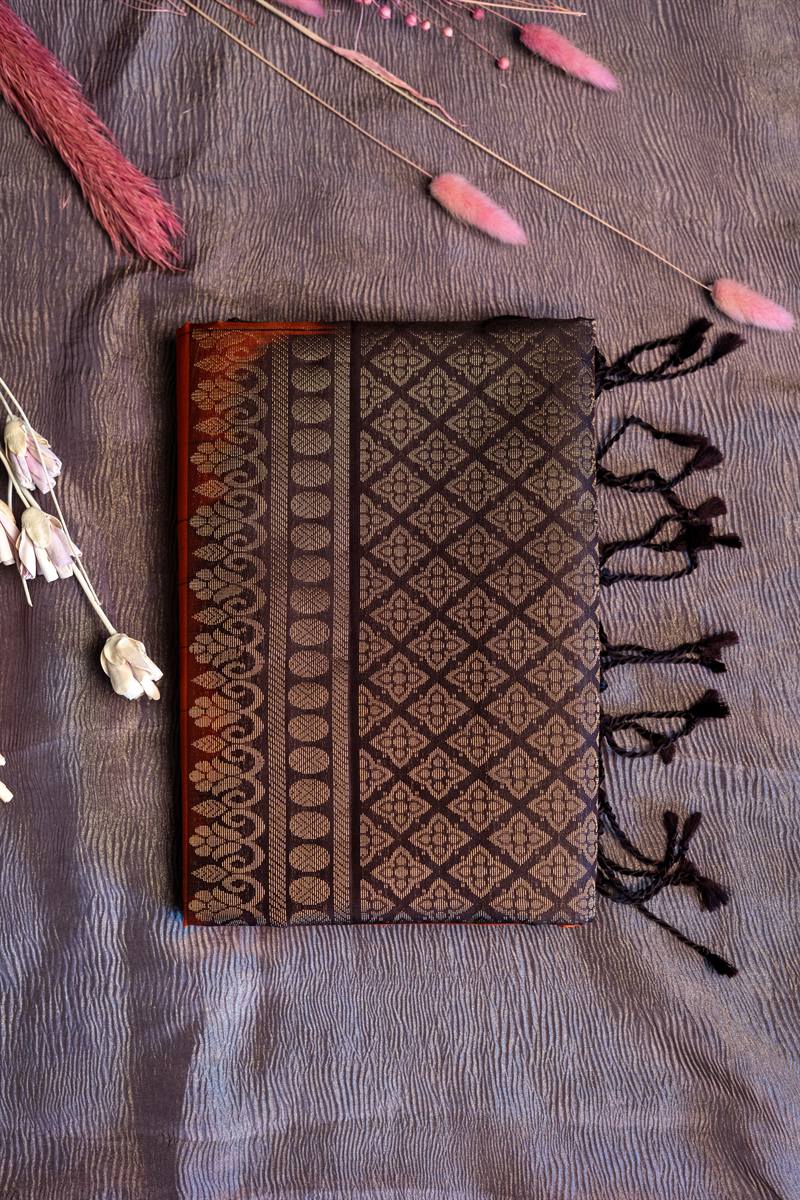 Ebony Geometric Border
