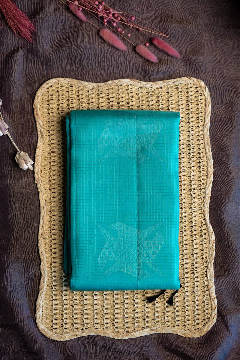 Aqua Weave Silk