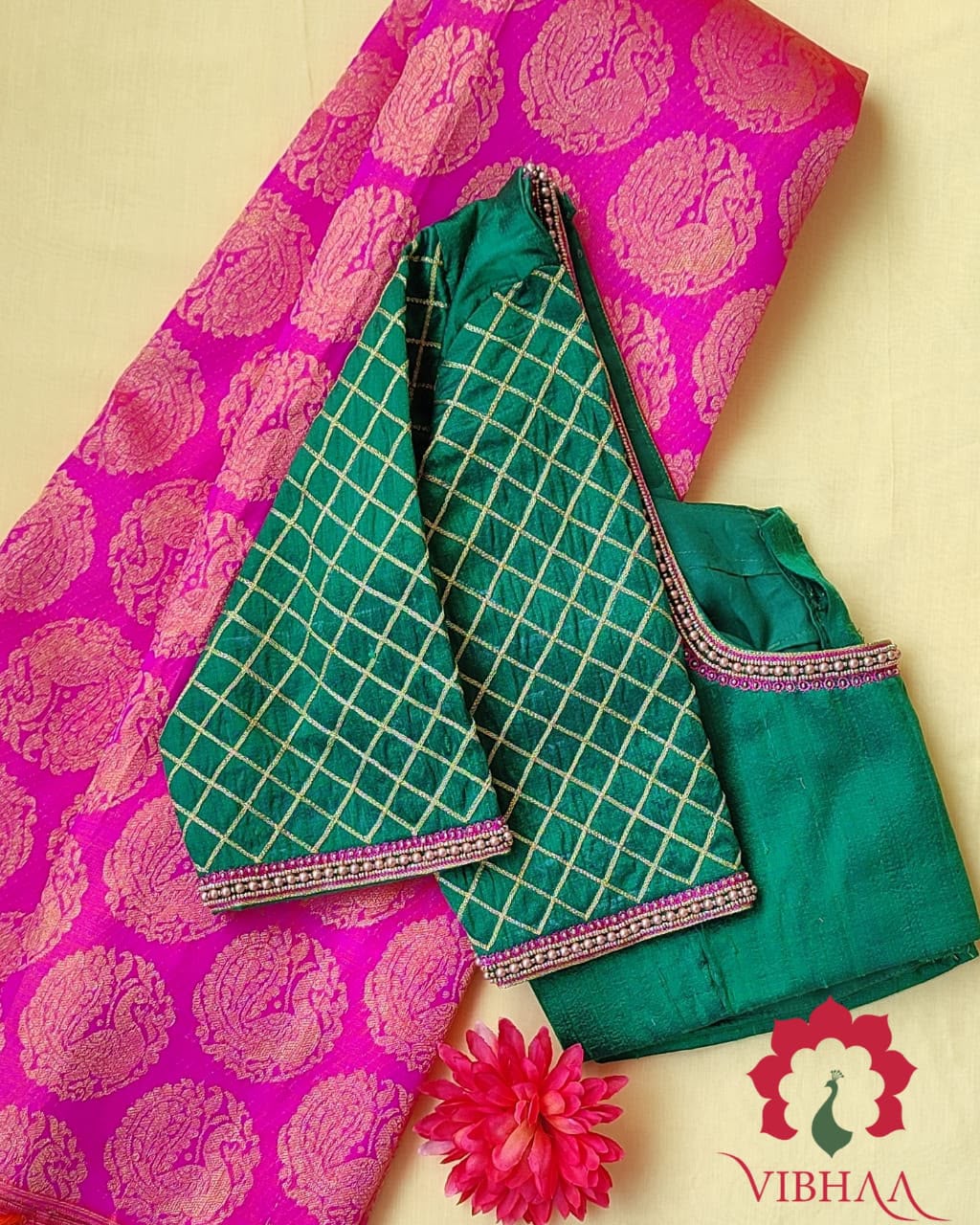 Midnight Blue Georgette Zari Saree